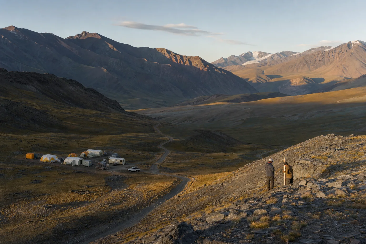Natural-resources project landscape in Kazakhstan